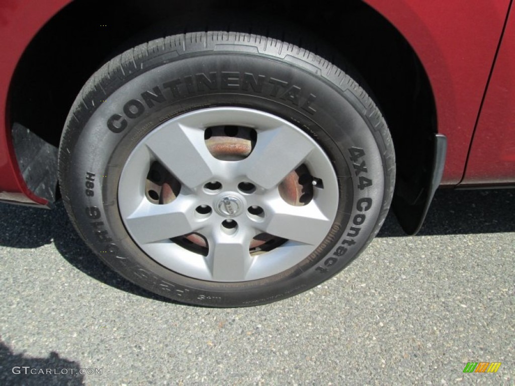 2009 Rogue S AWD - Venom Red / Gray photo #21