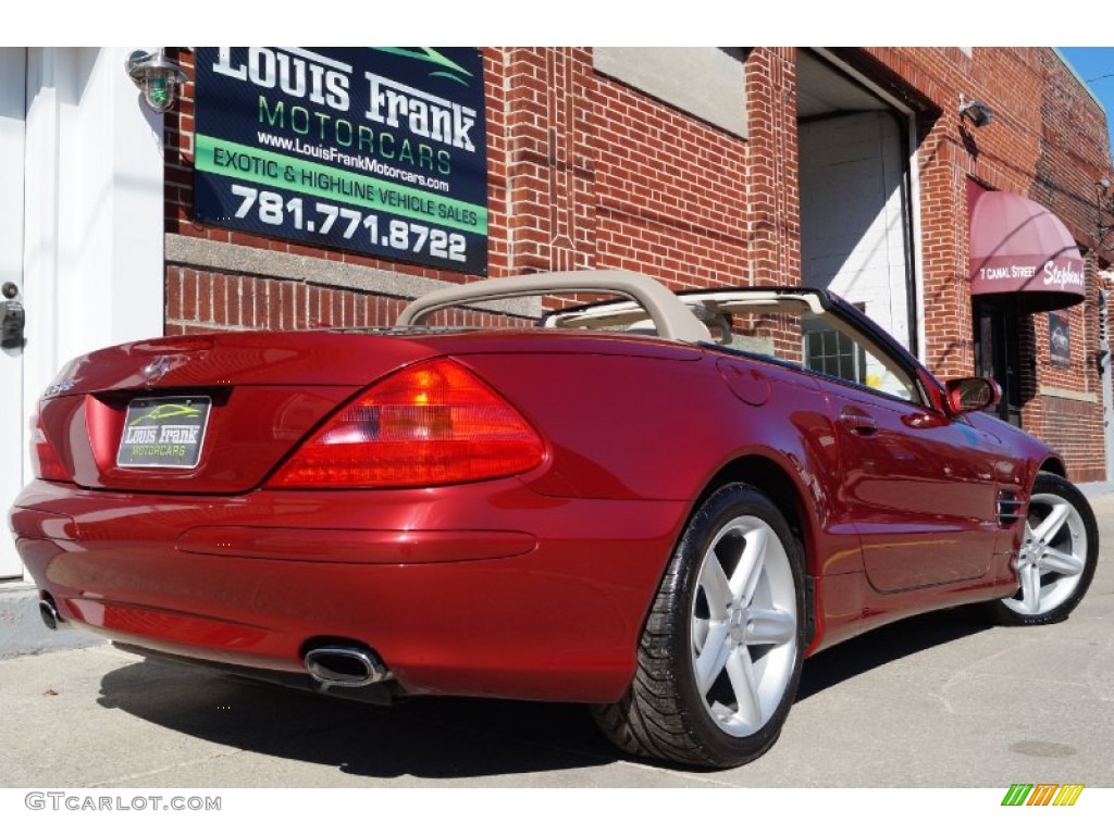 2006 SL 500 Roadster - Firemist Red Metallic / Stone photo #5