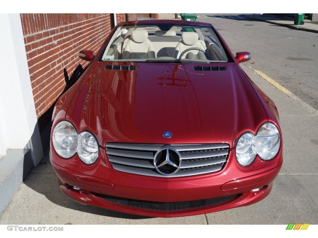 2006 SL 500 Roadster - Firemist Red Metallic / Stone photo #7
