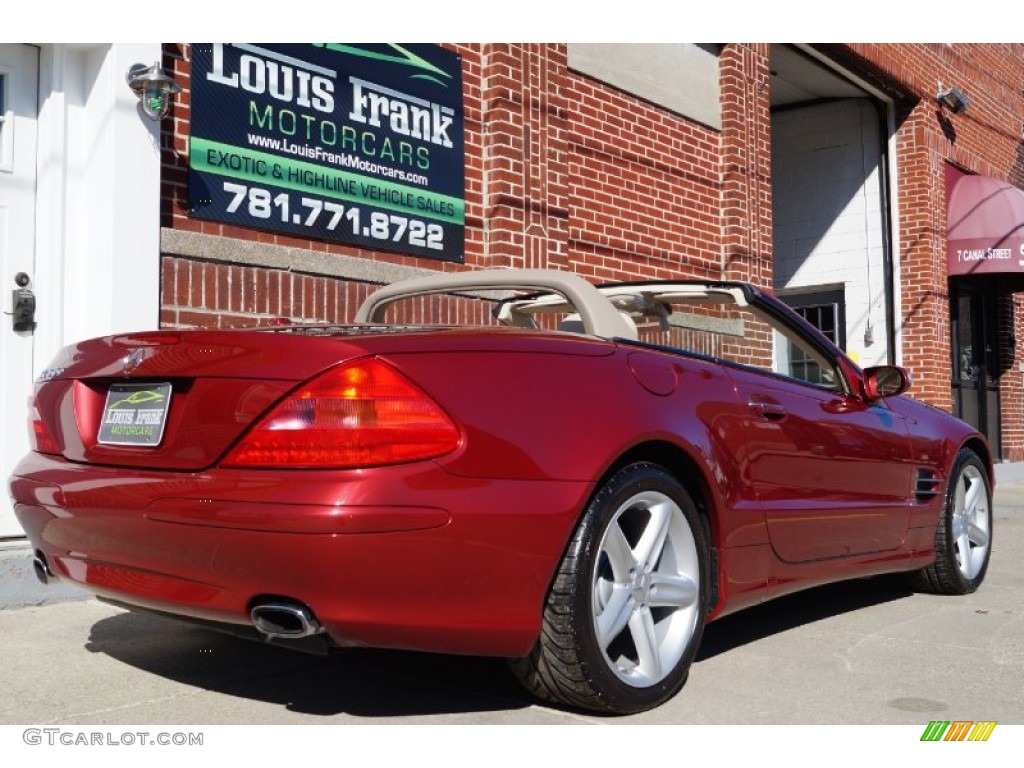 2006 SL 500 Roadster - Firemist Red Metallic / Stone photo #12