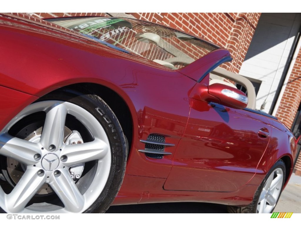 2006 SL 500 Roadster - Firemist Red Metallic / Stone photo #15