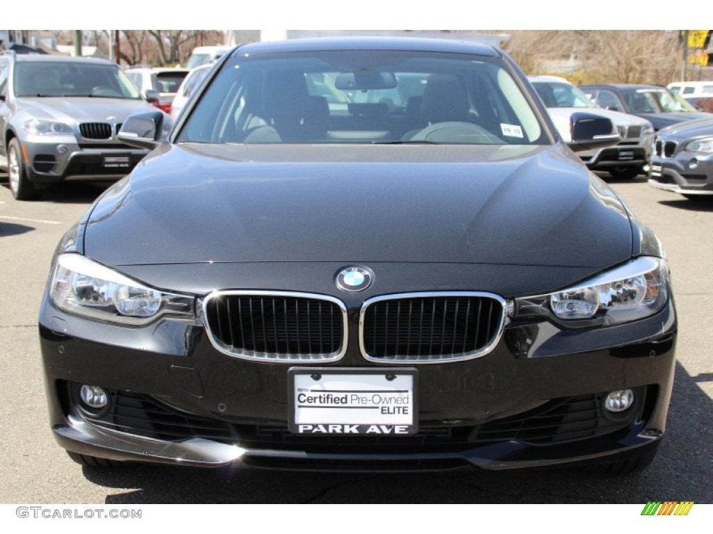 2015 3 Series 328i xDrive Sedan - Black Sapphire Metallic / Black photo #8