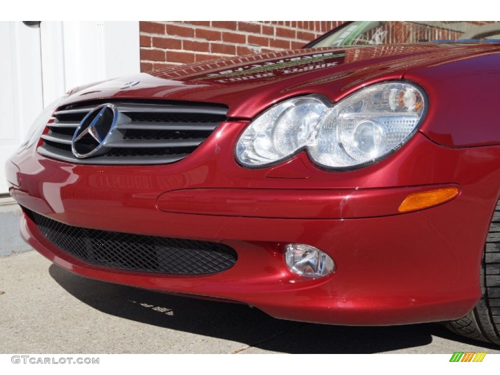 2006 SL 500 Roadster - Firemist Red Metallic / Stone photo #28