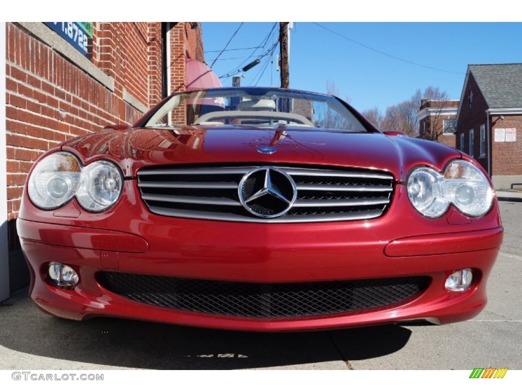2006 SL 500 Roadster - Firemist Red Metallic / Stone photo #29