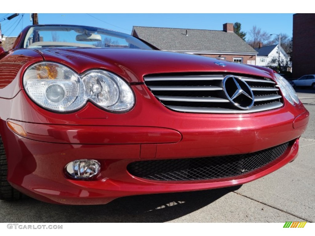 2006 SL 500 Roadster - Firemist Red Metallic / Stone photo #30