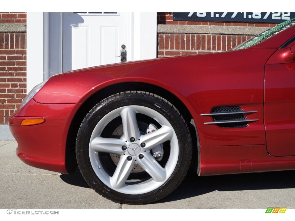 2006 SL 500 Roadster - Firemist Red Metallic / Stone photo #31