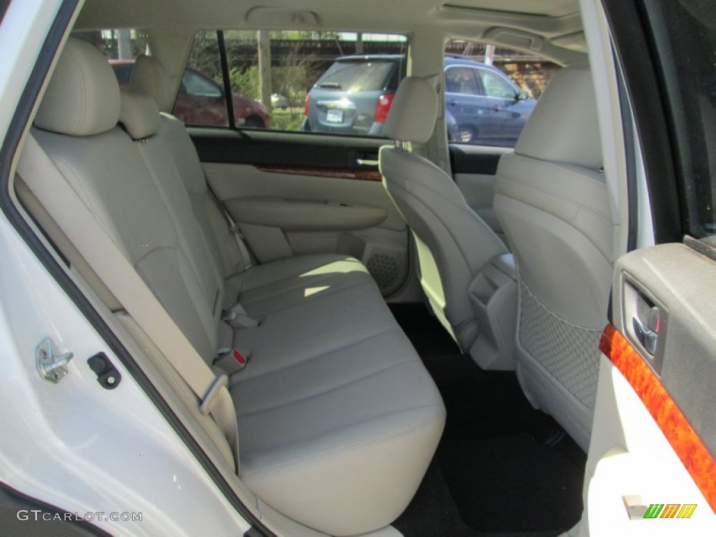 2011 Outback 2.5i Limited Wagon - Satin White Pearl / Warm Ivory photo #18