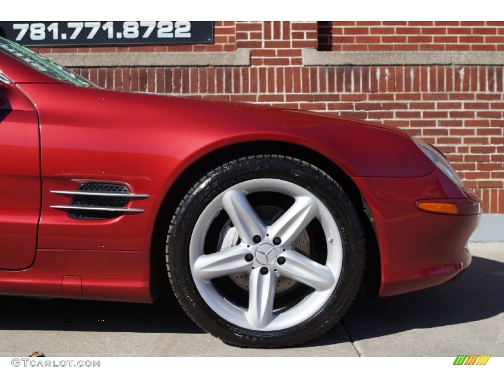 2006 SL 500 Roadster - Firemist Red Metallic / Stone photo #32