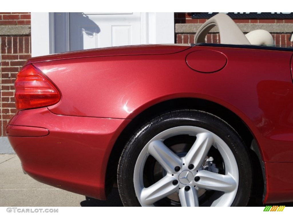 2006 SL 500 Roadster - Firemist Red Metallic / Stone photo #36
