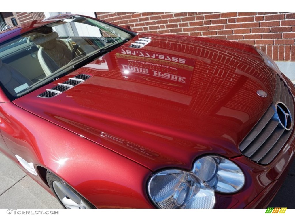2006 SL 500 Roadster - Firemist Red Metallic / Stone photo #39