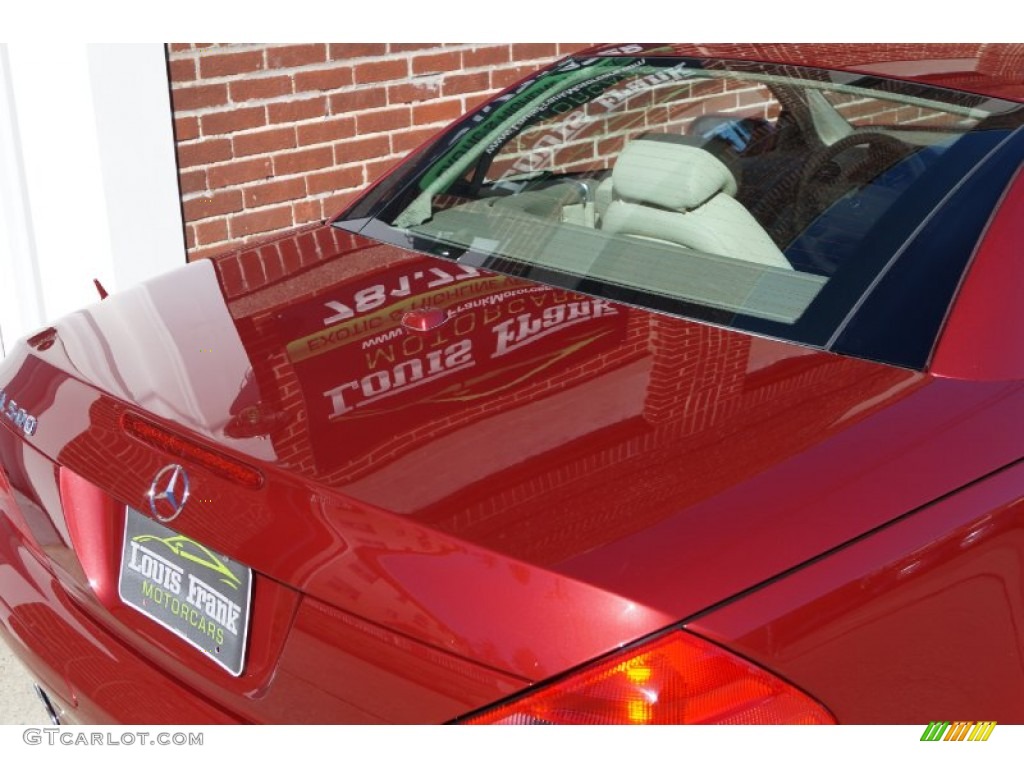 2006 SL 500 Roadster - Firemist Red Metallic / Stone photo #43