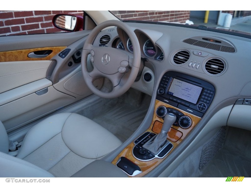 2006 SL 500 Roadster - Firemist Red Metallic / Stone photo #50