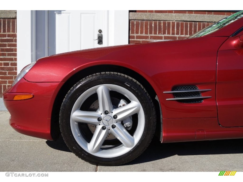 2006 SL 500 Roadster - Firemist Red Metallic / Stone photo #64