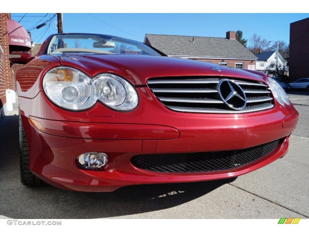 2006 SL 500 Roadster - Firemist Red Metallic / Stone photo #67