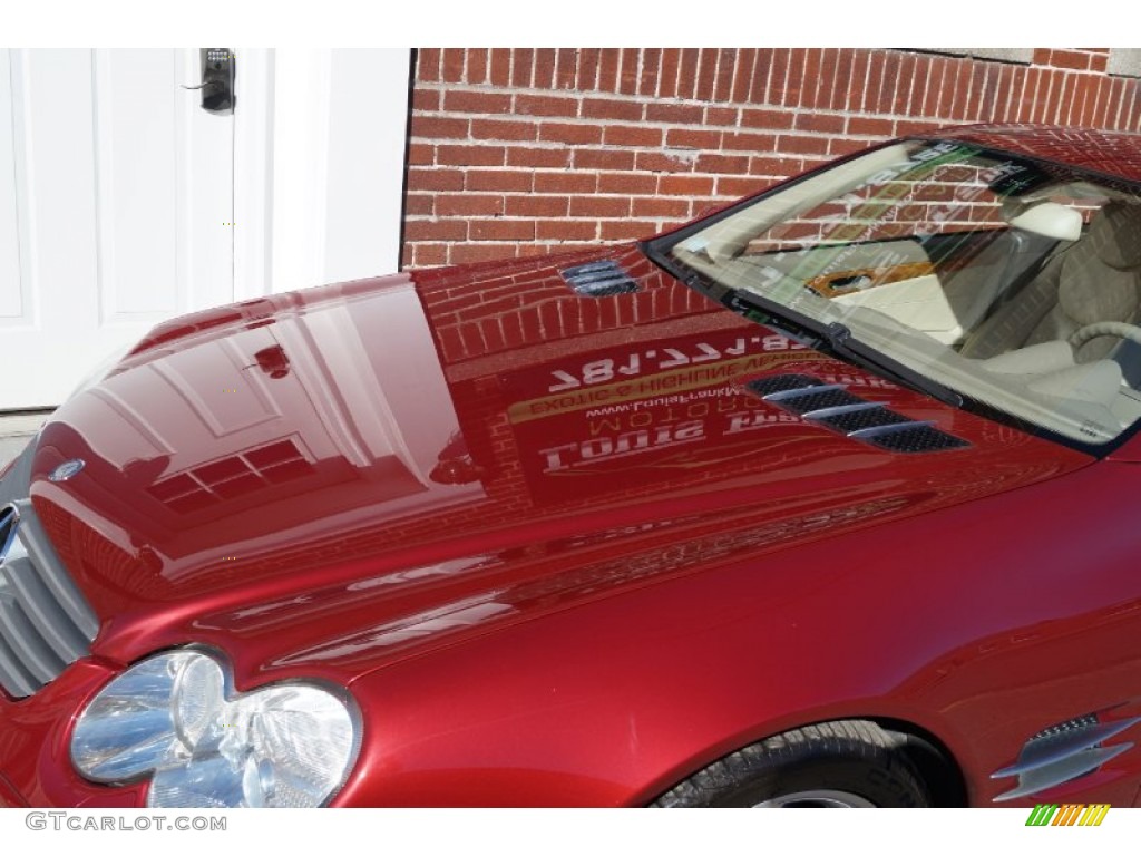 2006 SL 500 Roadster - Firemist Red Metallic / Stone photo #98