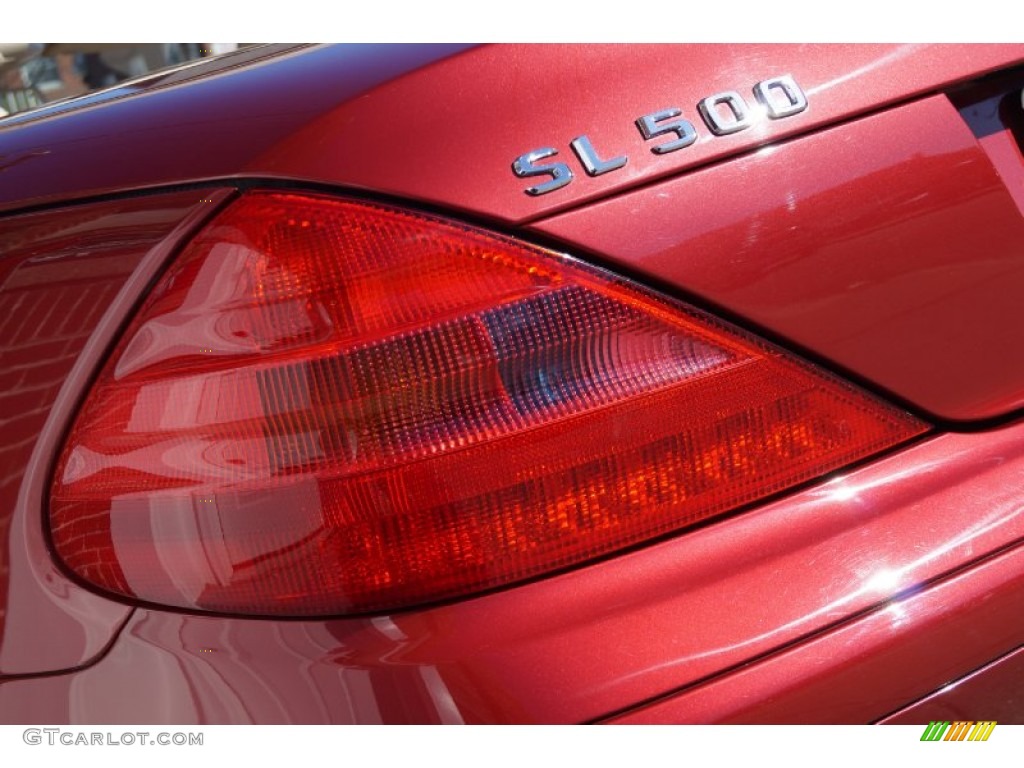 2006 SL 500 Roadster - Firemist Red Metallic / Stone photo #125