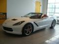 2015 Arctic White Chevrolet Corvette Stingray Convertible  photo #1