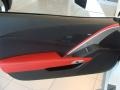 Adrenaline Red 2015 Chevrolet Corvette Stingray Convertible Door Panel