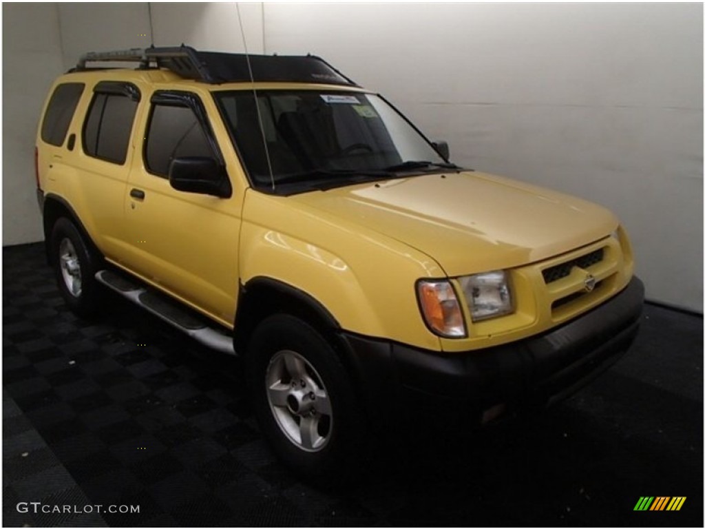 Solar Yellow 2000 Nissan Xterra SE V6 4x4 Exterior Photo #103156661