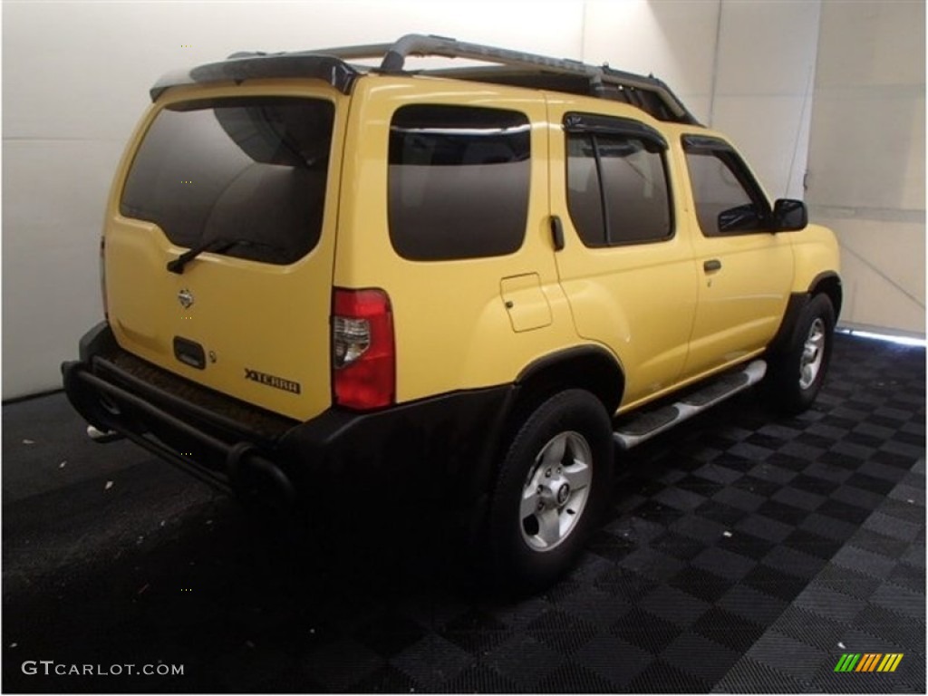 2000 Xterra SE V6 4x4 - Solar Yellow / Dusk photo #3