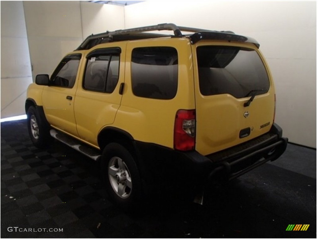 2000 Xterra SE V6 4x4 - Solar Yellow / Dusk photo #4