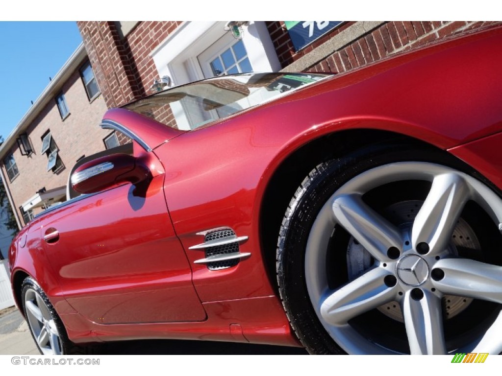 2006 SL 500 Roadster - Firemist Red Metallic / Stone photo #143