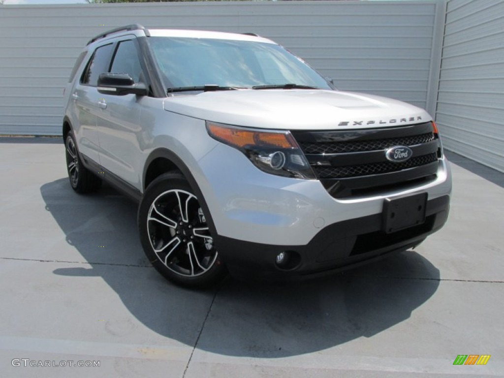 2015 Explorer Sport 4WD - Ingot Silver / Sport Charcoal Black photo #1