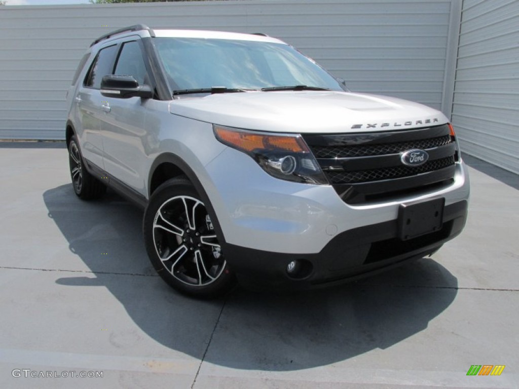 2015 Explorer Sport 4WD - Ingot Silver / Sport Charcoal Black photo #2