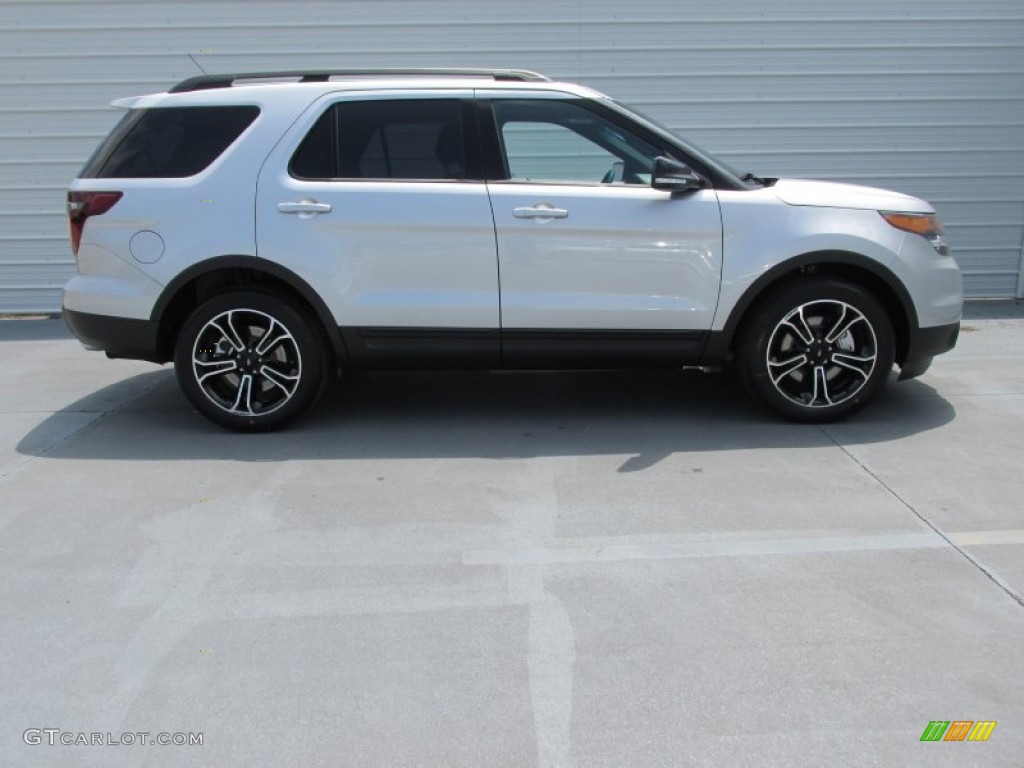 2015 Explorer Sport 4WD - Ingot Silver / Sport Charcoal Black photo #3