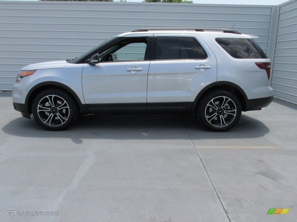 2015 Explorer Sport 4WD - Ingot Silver / Sport Charcoal Black photo #6