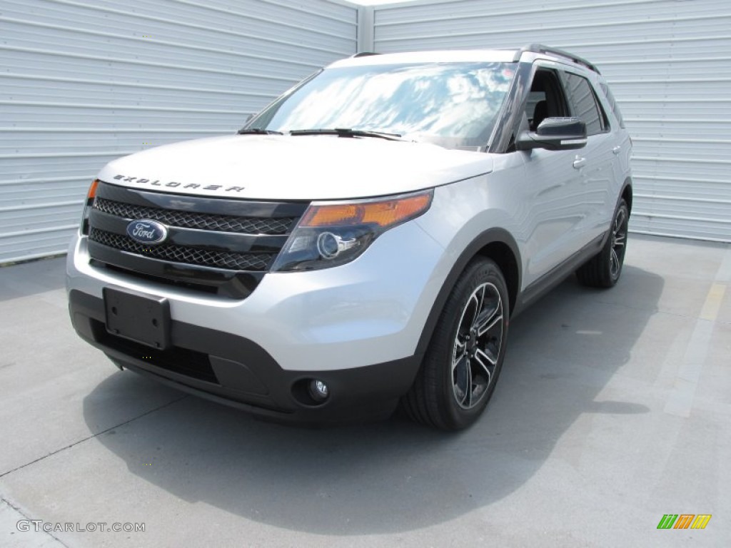 2015 Explorer Sport 4WD - Ingot Silver / Sport Charcoal Black photo #7