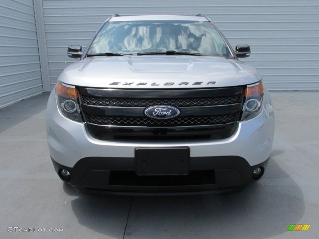 2015 Explorer Sport 4WD - Ingot Silver / Sport Charcoal Black photo #8