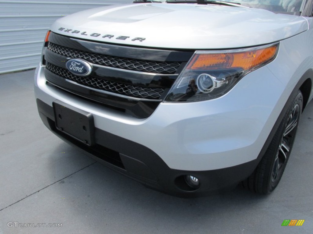 2015 Explorer Sport 4WD - Ingot Silver / Sport Charcoal Black photo #10