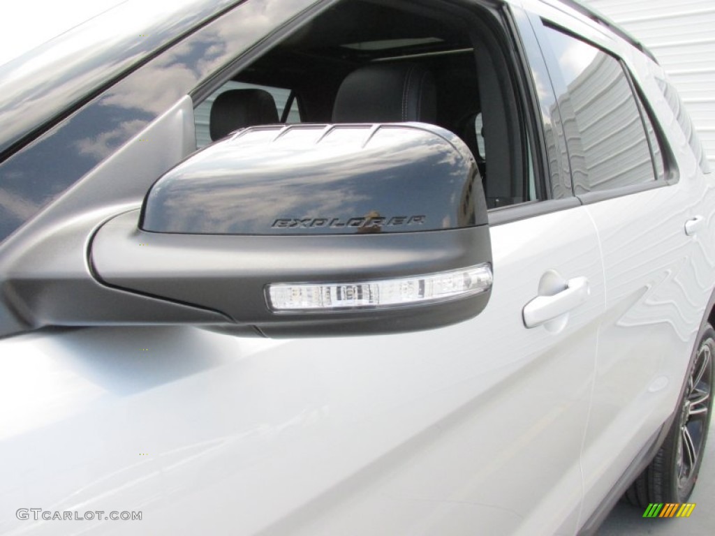 2015 Explorer Sport 4WD - Ingot Silver / Sport Charcoal Black photo #12