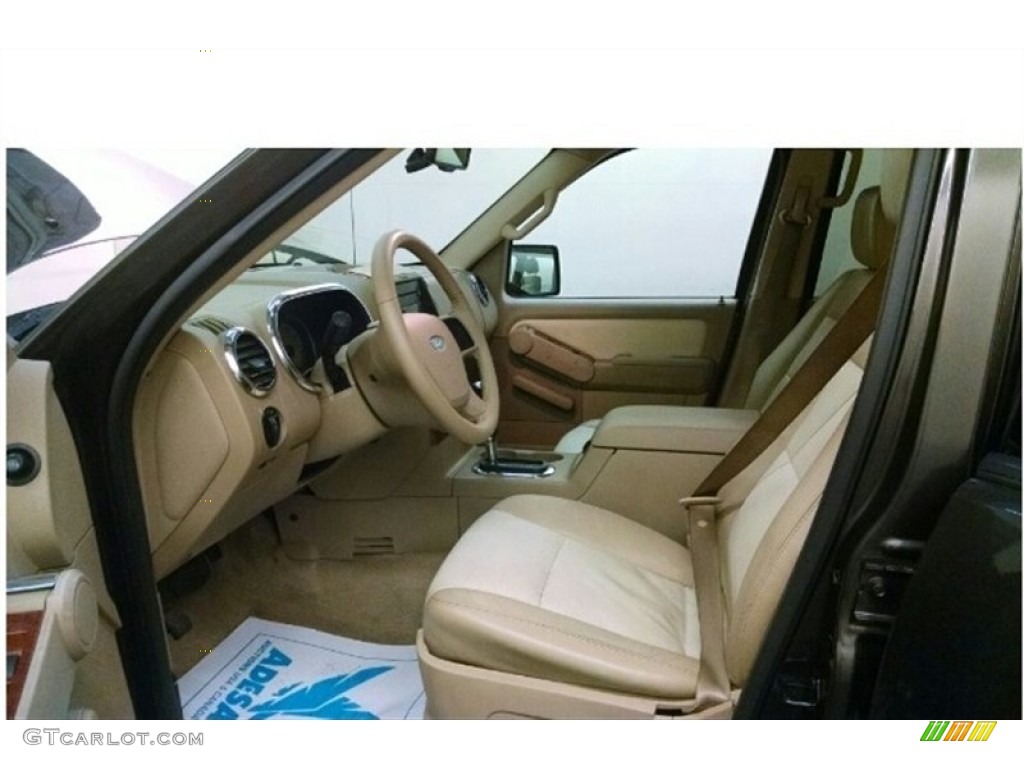 2007 Explorer Eddie Bauer - Dark Stone Metallic / Camel photo #7