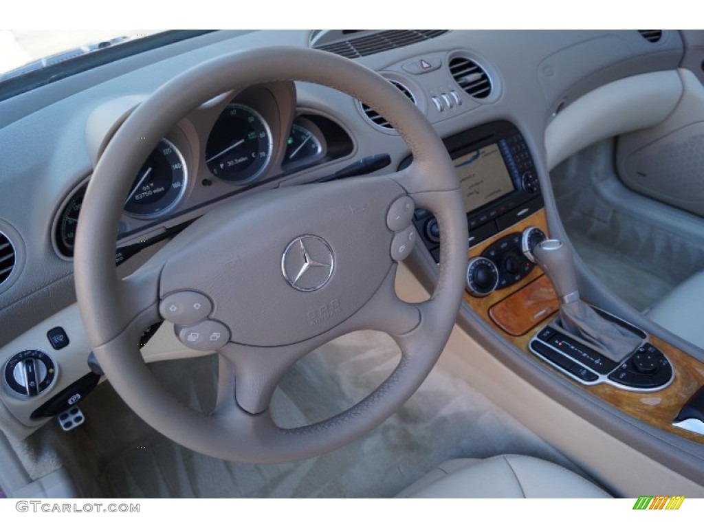 2006 SL 500 Roadster - Firemist Red Metallic / Stone photo #167