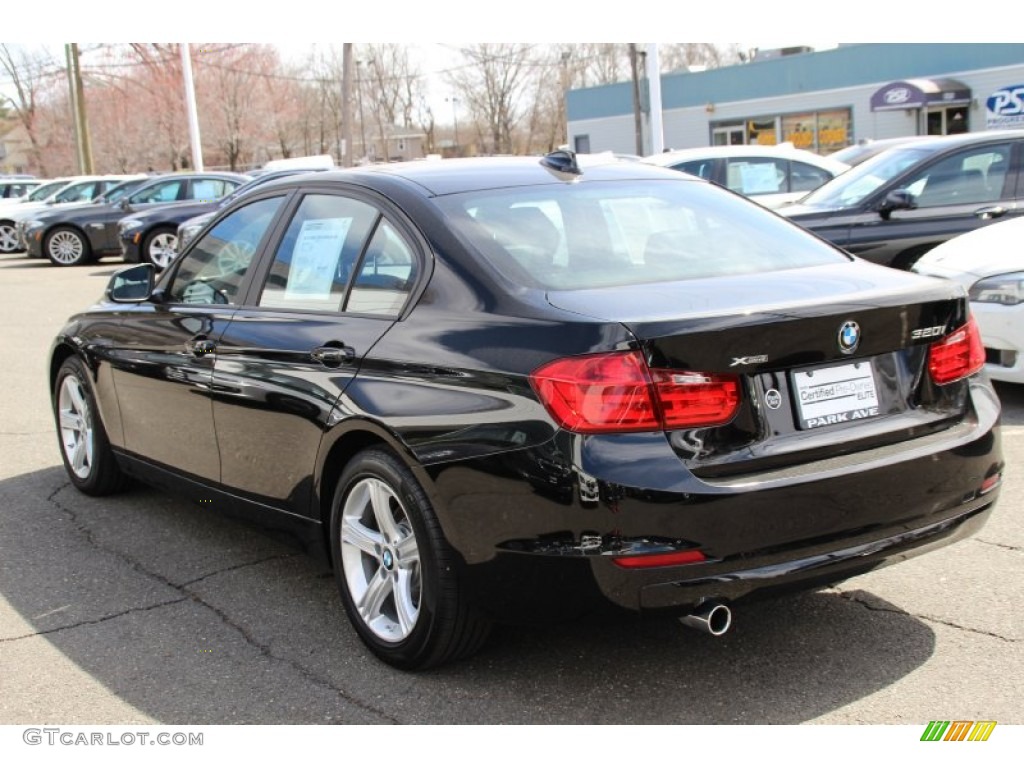 2015 3 Series 320i xDrive Sedan - Jet Black / Black photo #5