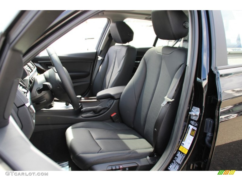 2015 3 Series 320i xDrive Sedan - Jet Black / Black photo #14