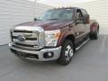 2015 Bronze Fire Ford F350 Super Duty Lariat Crew Cab DRW  photo #7