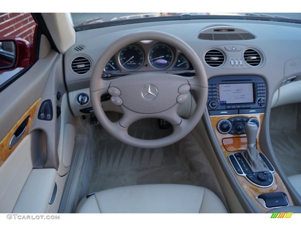 2006 SL 500 Roadster - Firemist Red Metallic / Stone photo #195