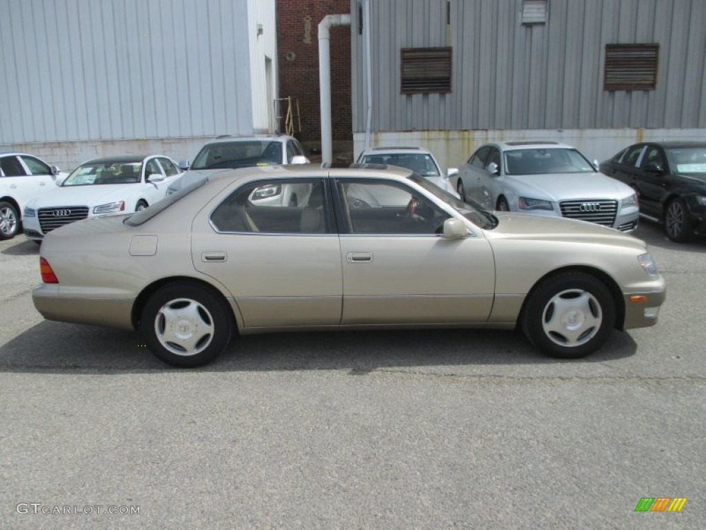 1999 LS 400 - Mystic Gold Metallic / Ivory photo #2