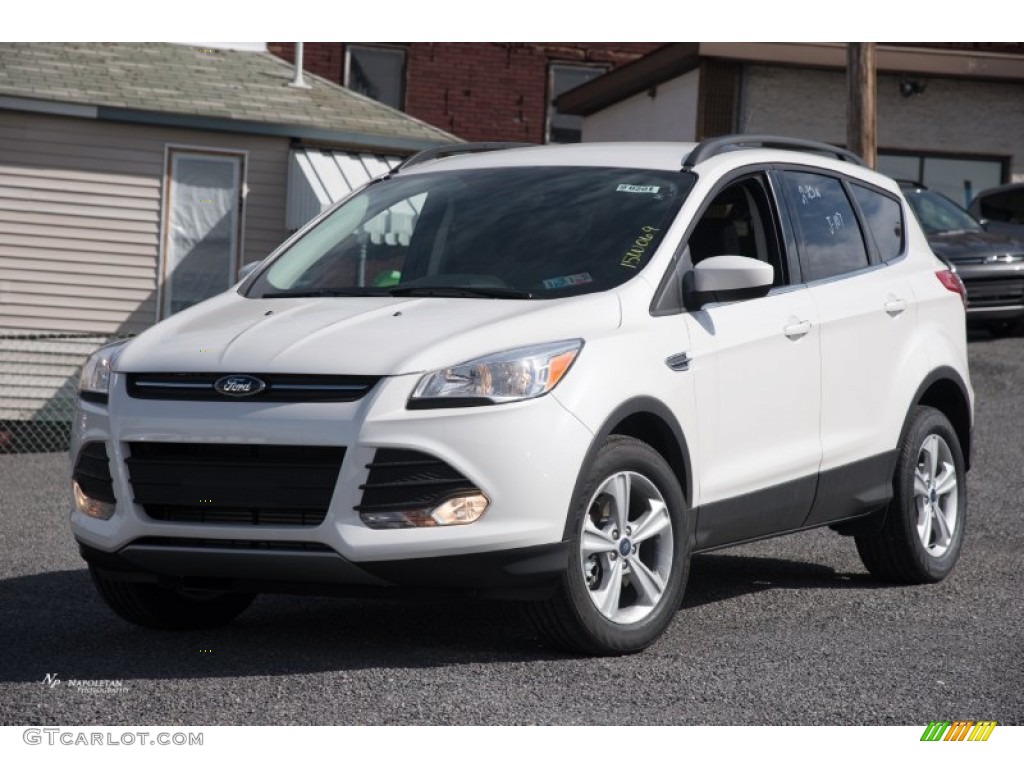 2015 Escape SE 4WD - Oxford White / Charcoal Black photo #1