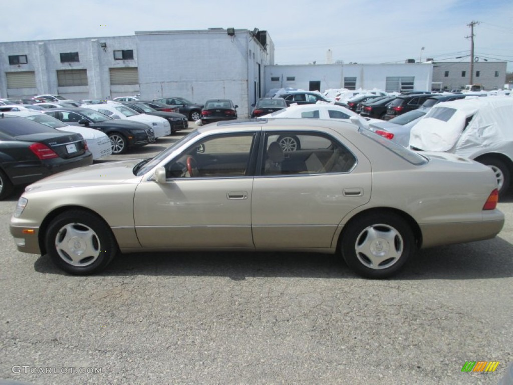 1999 LS 400 - Mystic Gold Metallic / Ivory photo #7