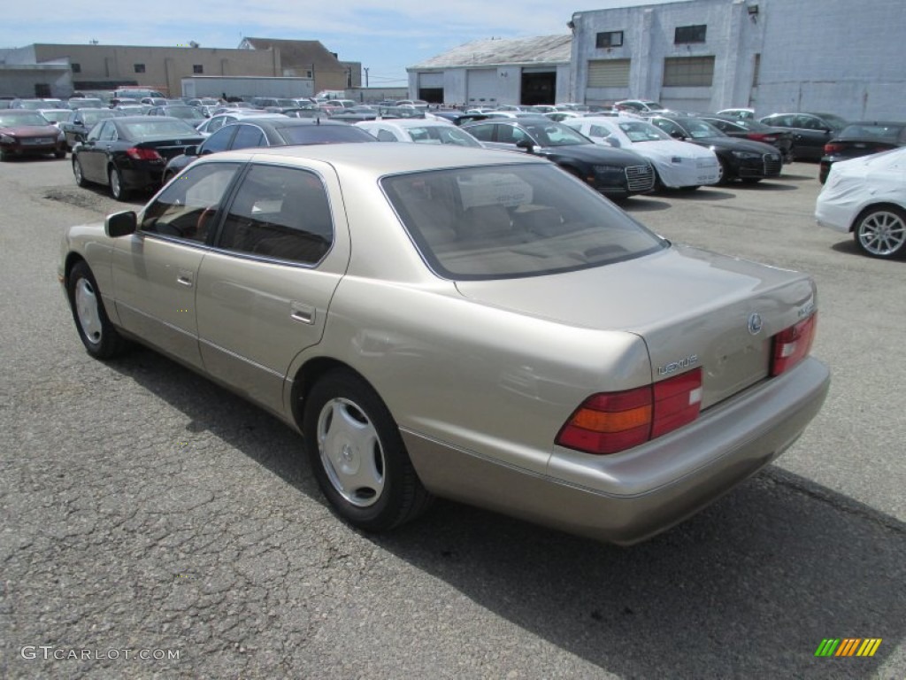 1999 LS 400 - Mystic Gold Metallic / Ivory photo #10