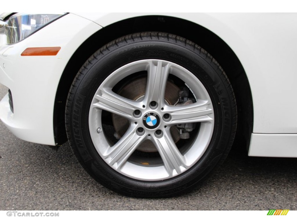 2015 3 Series 328i xDrive Sedan - Alpine White / Venetian Beige photo #32