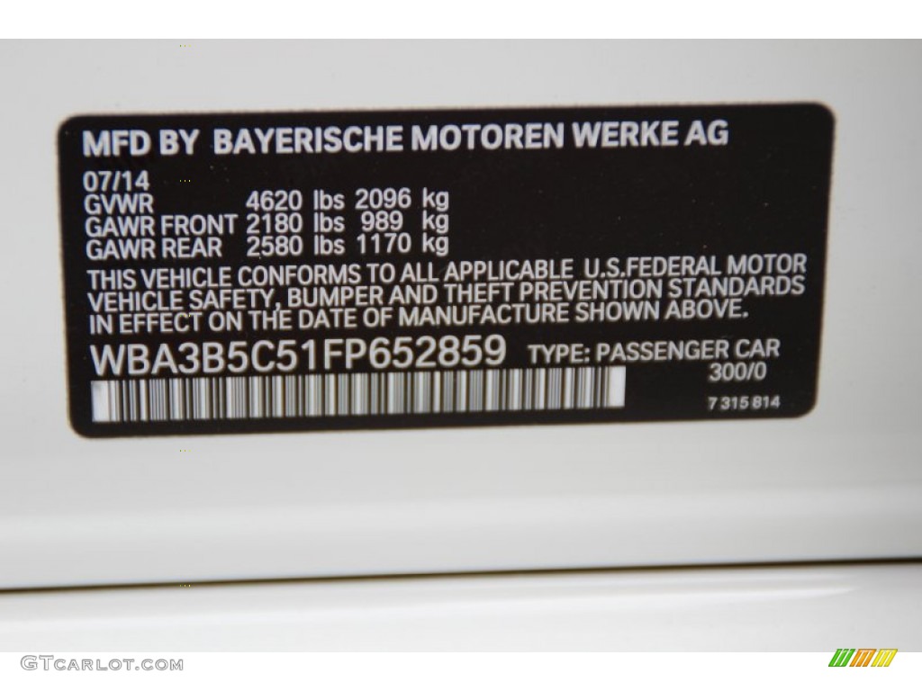 2015 3 Series 328i xDrive Sedan - Alpine White / Venetian Beige photo #34