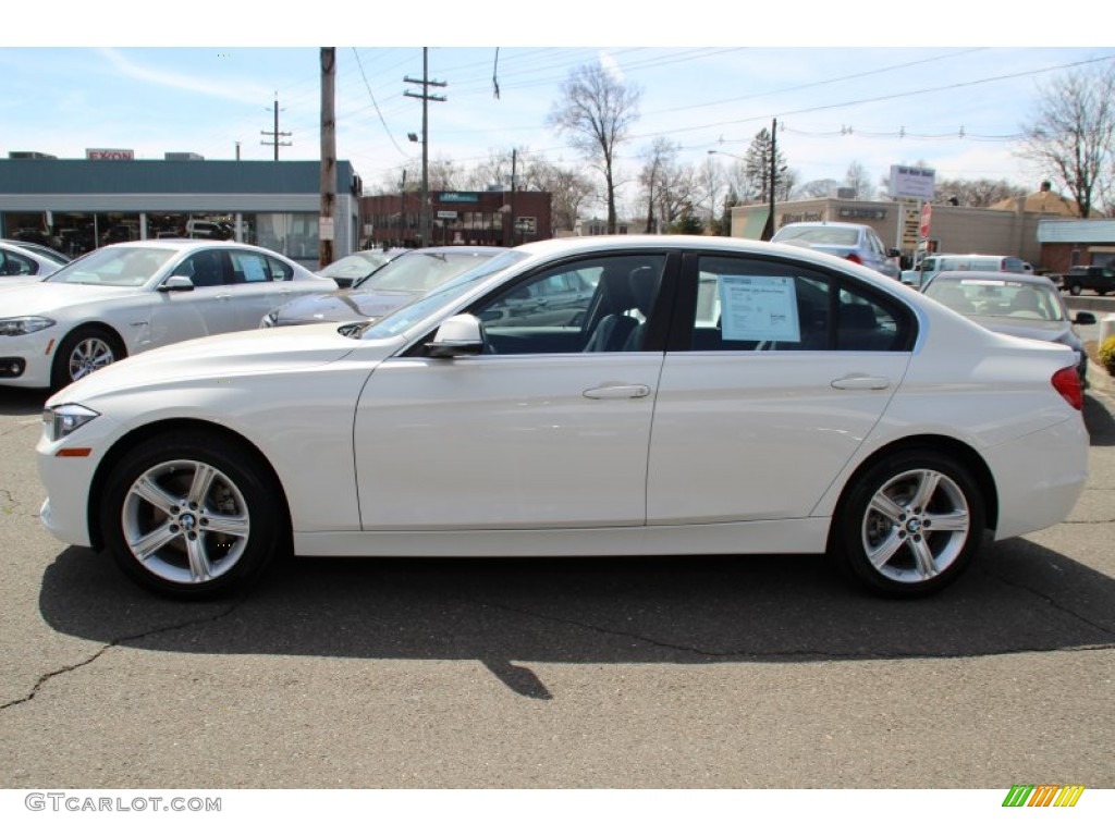 2015 3 Series 328i xDrive Sedan - Alpine White / Black photo #6