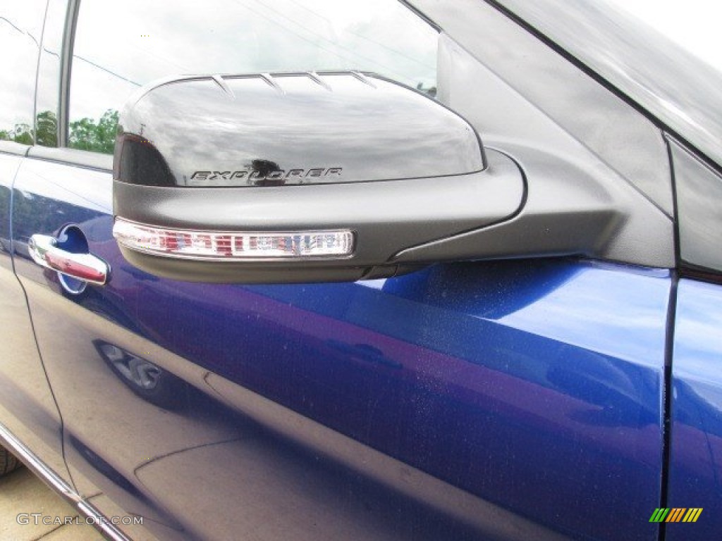 2015 Explorer XLT - Deep Impact Blue / Medium Light Stone photo #4