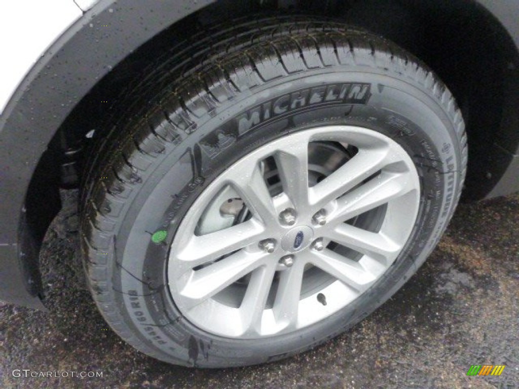 2015 Explorer XLT 4WD - Oxford White / Charcoal Black photo #7
