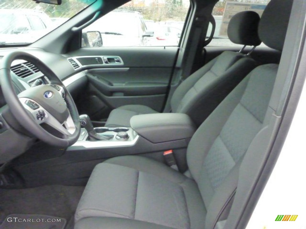 2015 Explorer XLT 4WD - Oxford White / Charcoal Black photo #8